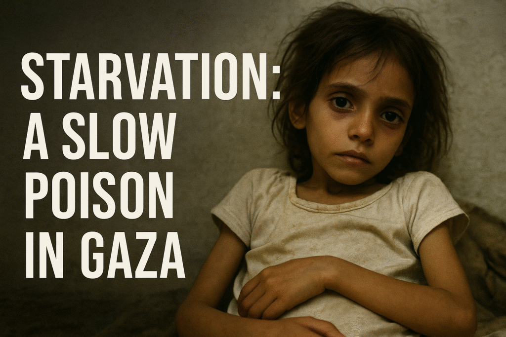 Gaza Starvation: A Slow Poison and a Lethal Path Towards Genocide
