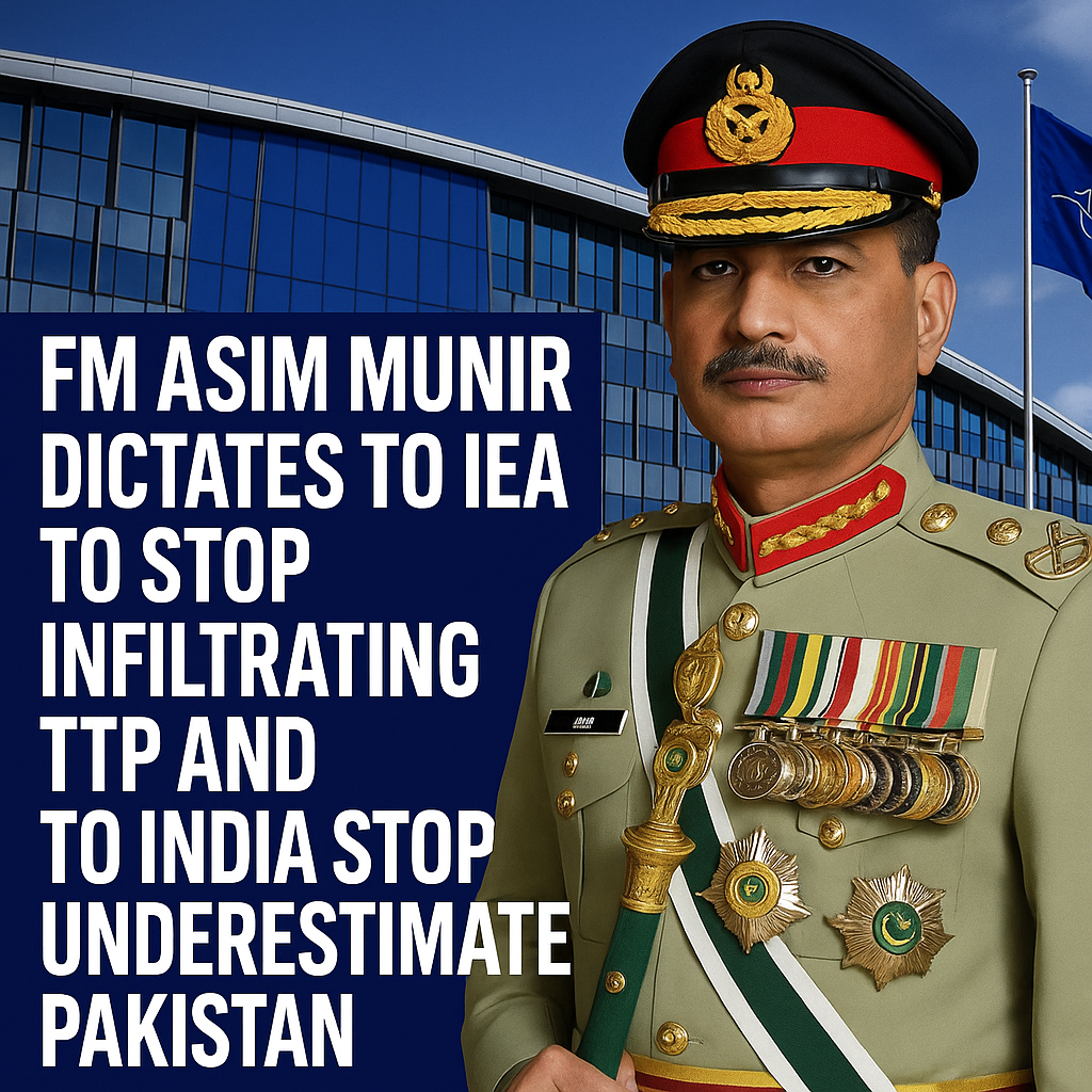FM Asim Munir Sends a Clear Message in Brussels: No TTP Infiltration, No Indian Miscalculation