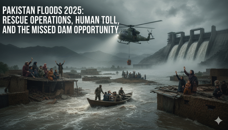 Pakistan Floods 2025: Rescue Operations, Human Toll, and the Missed Dam Opportunity