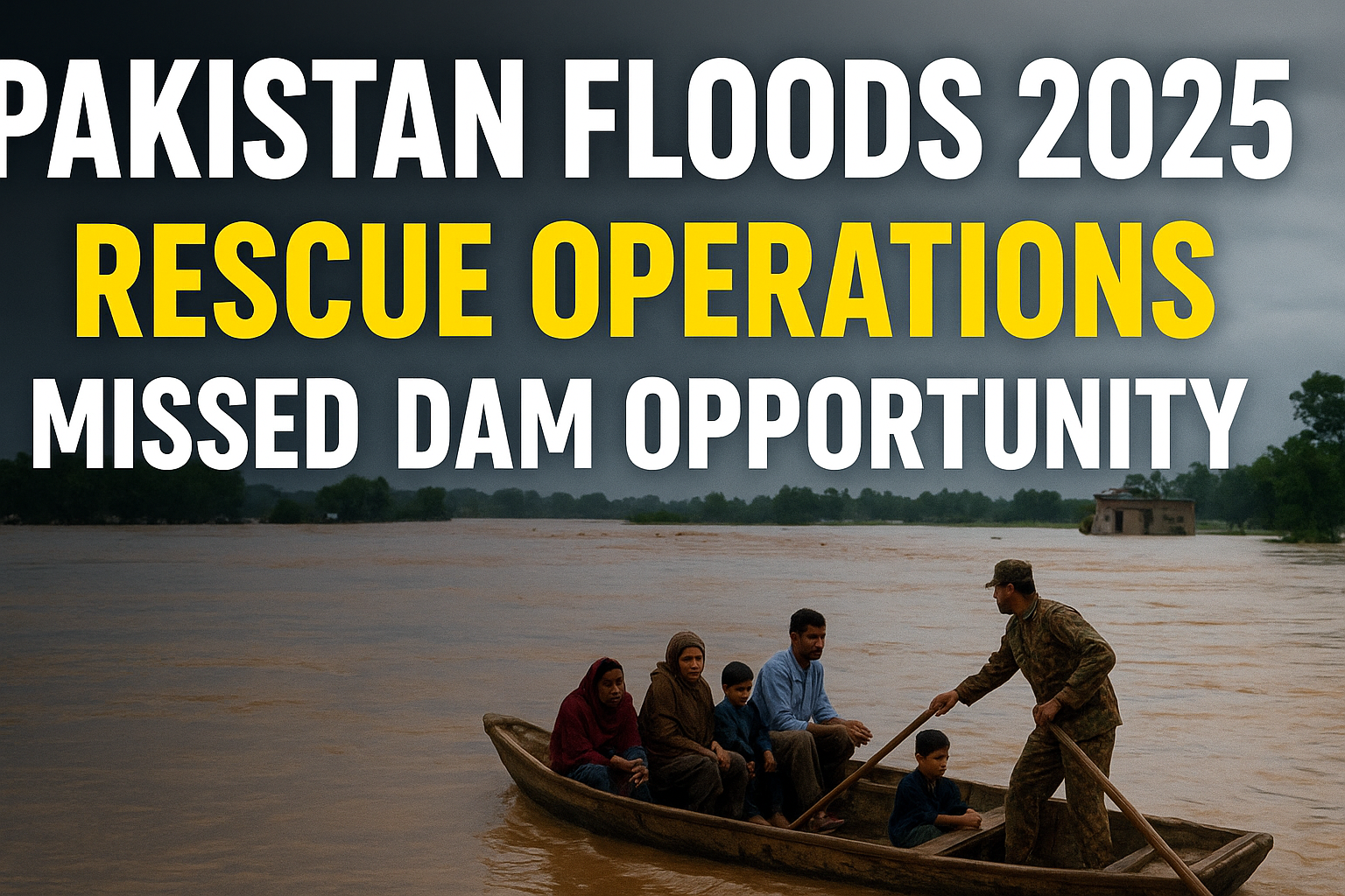 Pakistan Floods 2025: Rescue Operations, Human Toll, and the Missed Dam Opportunity