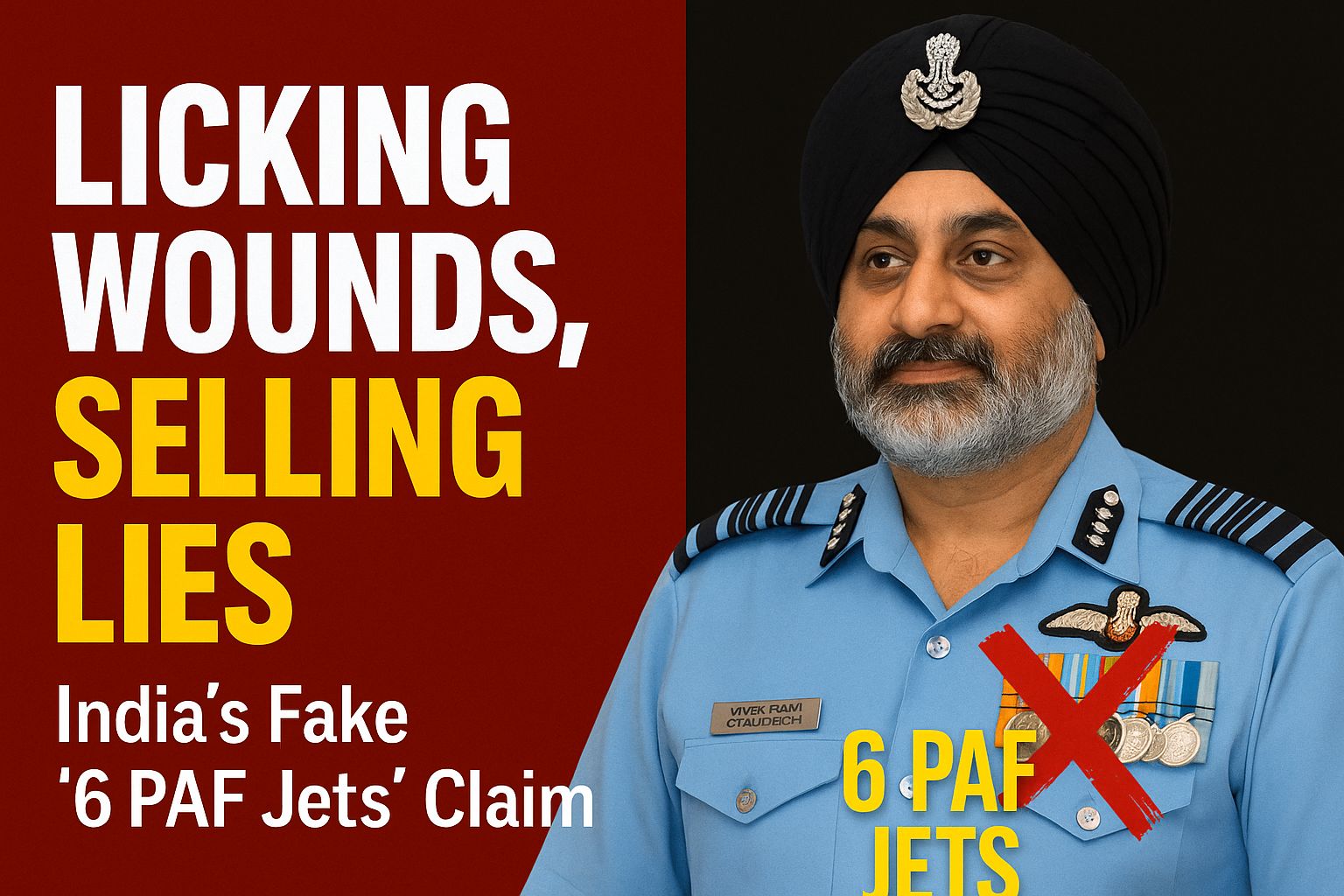 Licking Wounds, Selling Lies — India’s Desperate Need for a Victory Sparks Baseless Claims