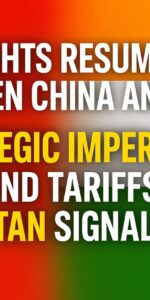 Flights Resume Between China and India: Trade Necessity, U.S. Tariffs, or a Signal to Pakistan?
