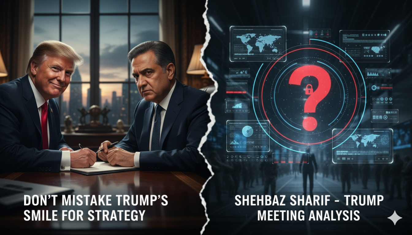 DON’T MISTAKE TRUMP’S SMILE FOR STRATEGY | Shehbaz Sharif–Trump Meeting Analysis