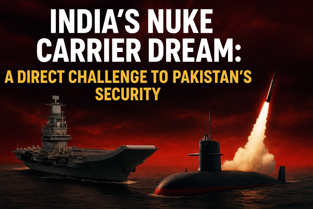 India’s Nuclear Carrier Dream: A Direct Challenge to Pakistan’s Security