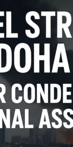 Israel carried out an airstrike in Doha, Qatar