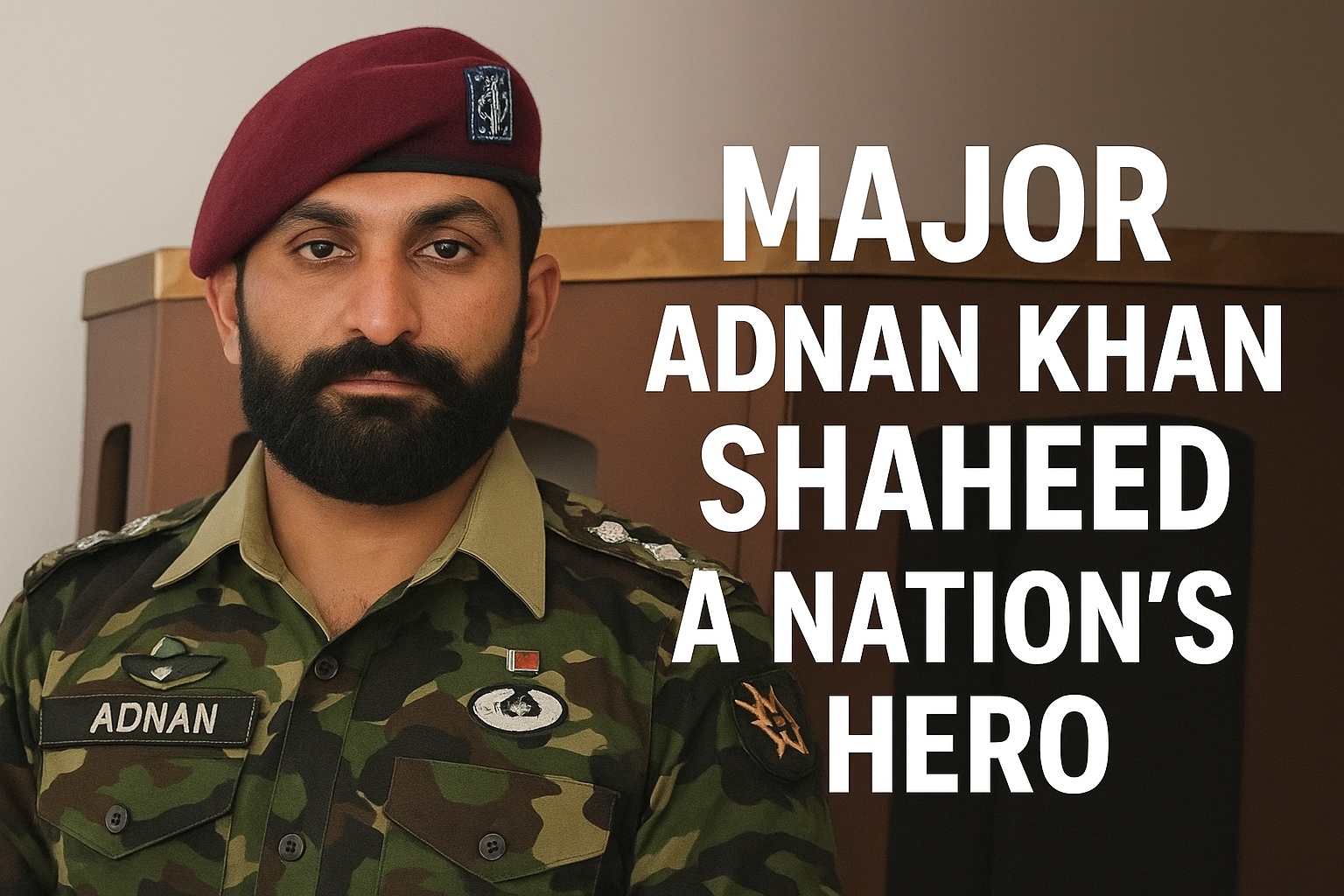 Major Adnan Khan Shaheed — A Timeless Symbol of Courage and Sacrifice