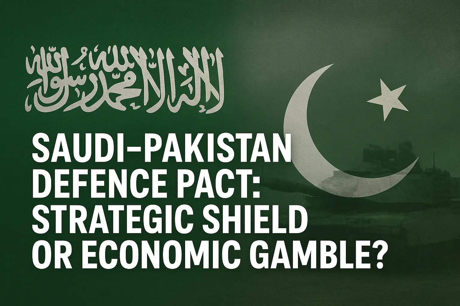Saudi Arabia–Pakistan Defence Pact After Doha Incident: Strategic Shield or Economic Gamble?