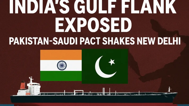 India’s Gulf Flank Exposed: Pakistan–Saudi Pact Forces New Delhi into Strategic Dilemma