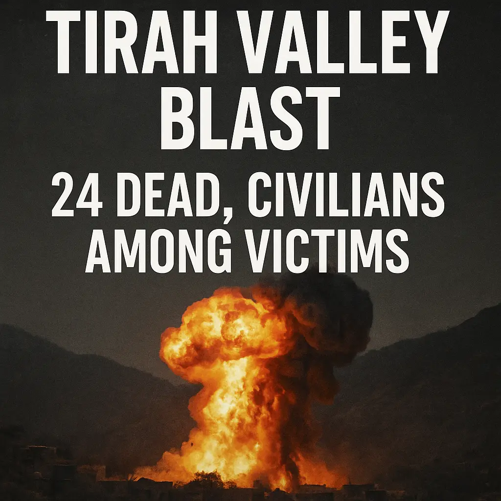 Tirah Valley Blast Kills 24 in Pakistan: Airstrike Allegations, Civilian Deaths, and HRCP Probe Demand