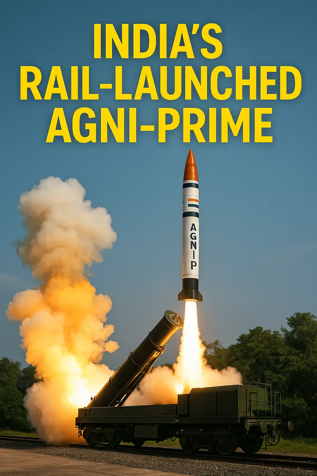 India’s Rail-Launched Agni-Prime: A New Dimension in Strategic Mobility