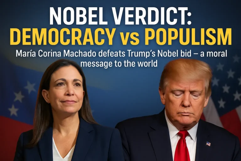 María Corina Machado vs. Donald Trump