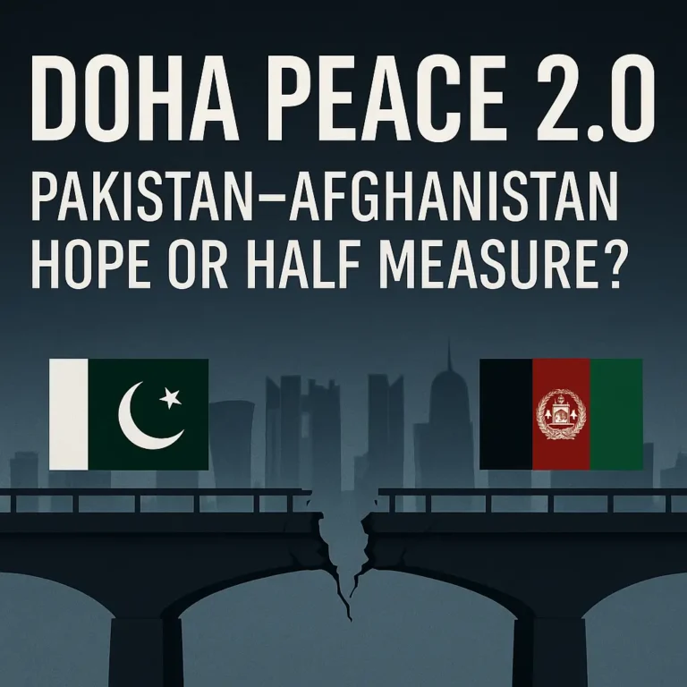 Doha Peace 2.0: Can Pakistan and Afghanistan Build Lasting Trust Amid Haqqani Decline and TTP Threat?