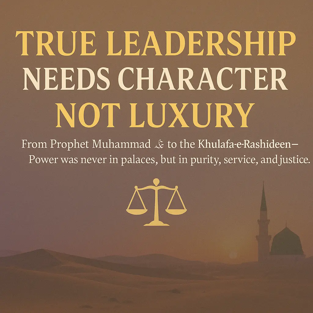 True Leadership: Power Rooted in Humility, Not Luxury