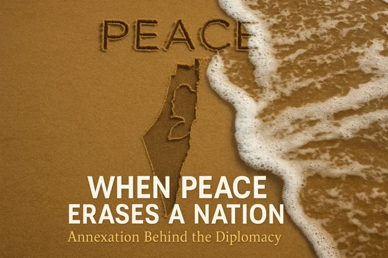 The Peace That Betrayed Justice: How Diplomacy Became a Cover for the Annexation of Palestine