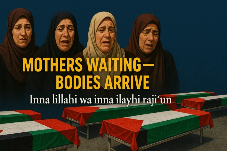 Israel Returns 30 Palestinian Bodies to Gaza: A Human Story the World Cannot Ignore
