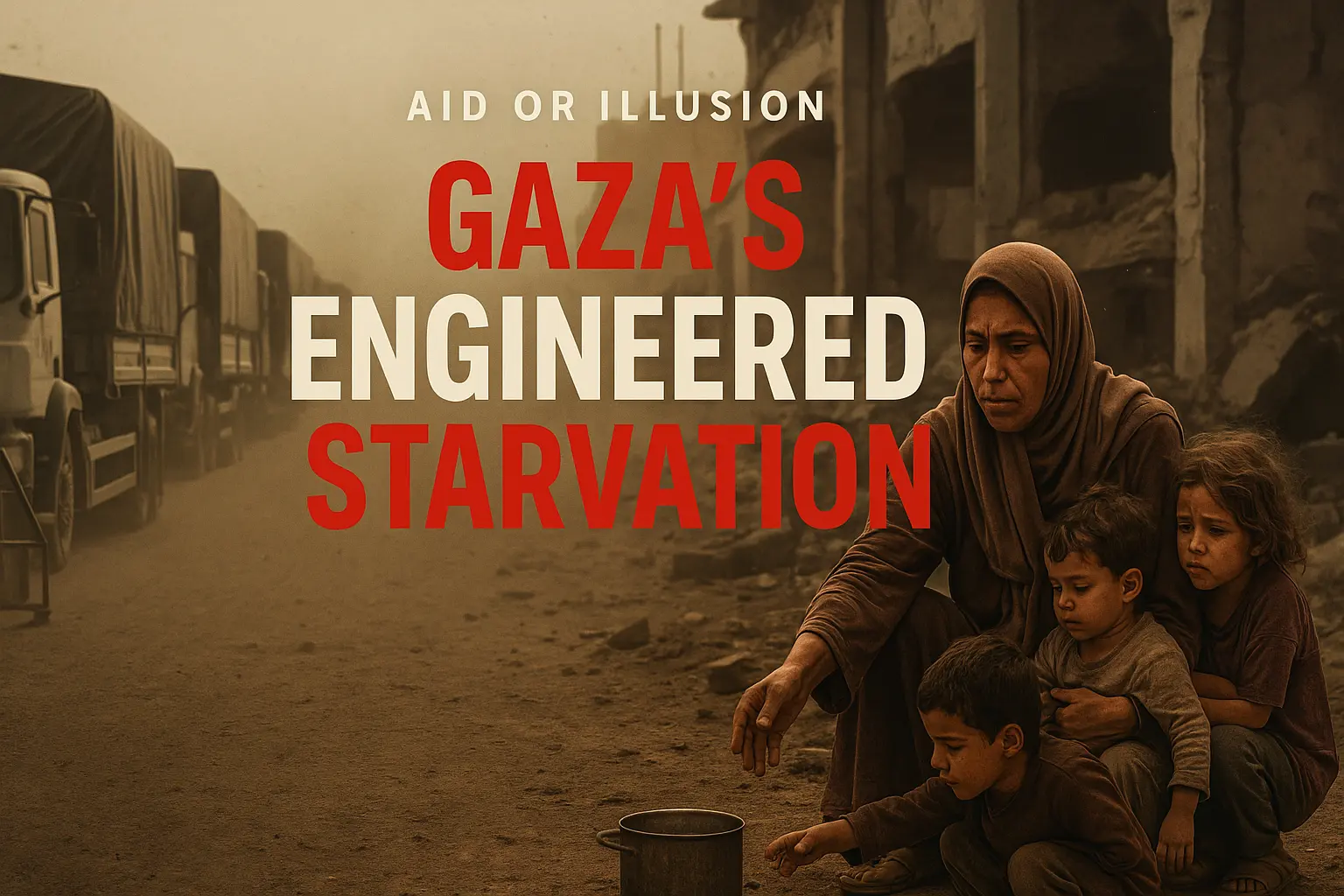 Aid or Illusion: The Logic Behind Gaza’s Engineered Starvation