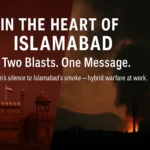 In the Heart of Islamabad — Two Blasts, One Message