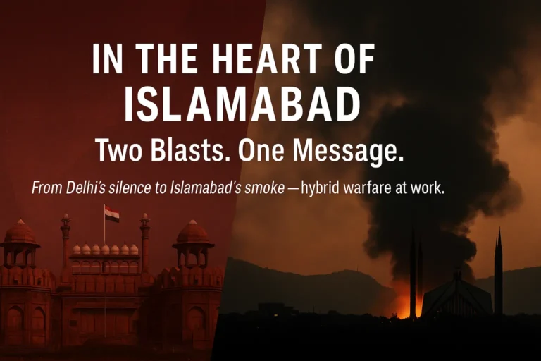 In the Heart of Islamabad — Two Blasts, One Message