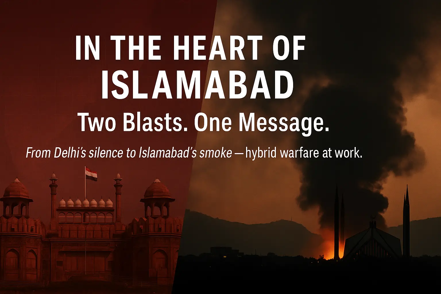 In the Heart of Islamabad — Two Blasts, One Message