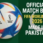 FIFA World Cup 2026 Official Match Ball Made with Pakistani Pride