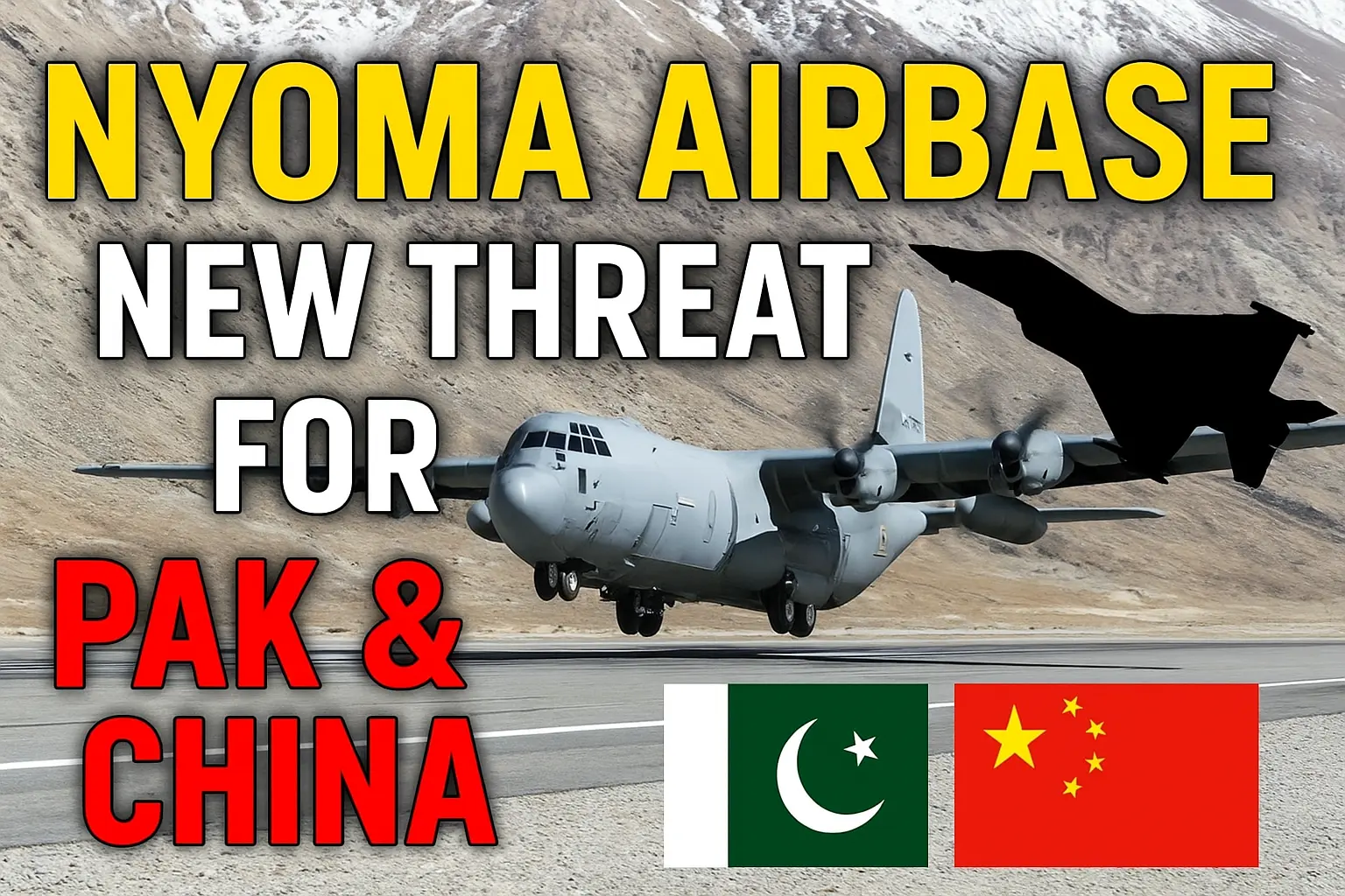 India’s New Nyoma Air Base Near China: A Strategic Shift That Also Impacts Pakistan