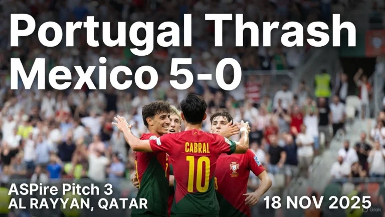 Portugal Obliterate Mexico with a 5–0 Masterclass in the Round of 16