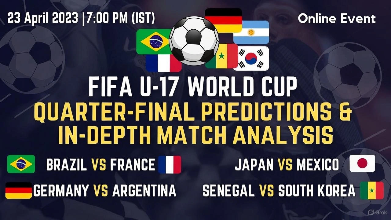 FIFA U17 World Cup 2025 Quarter Final Predictions and In Depth Match Analysis