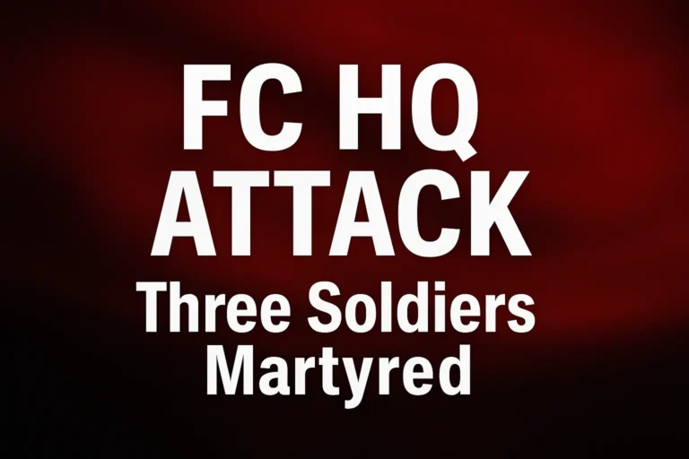 Peshawar Under Attack Again: Frontier Constabulary Headquarters Targeted in Coordinated Assault