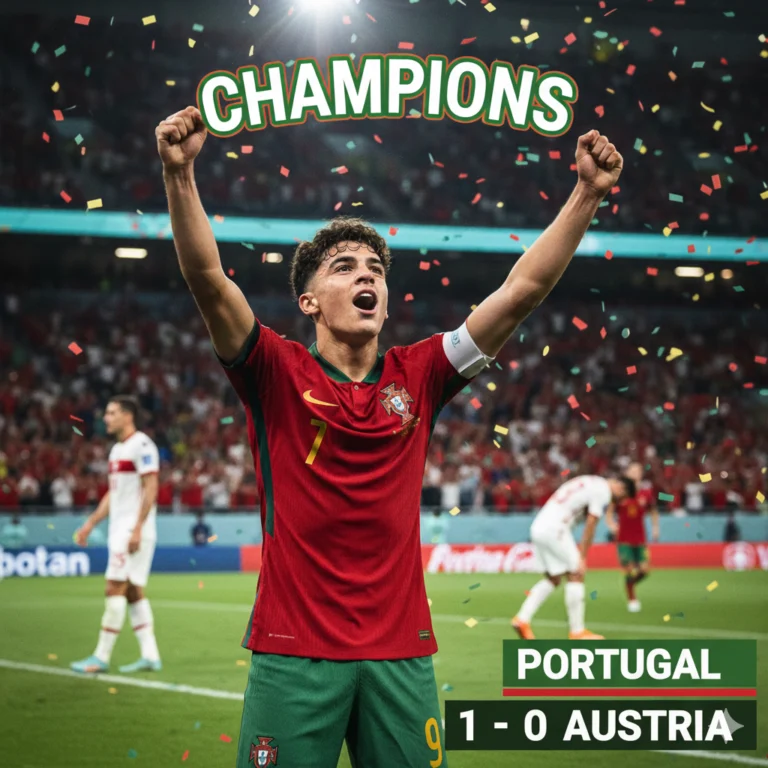 Glory For The Ages! Anísio Cabral Goal Seals Portugal’s Maiden FIFA U-17 World Cup Title After Epic Austria Clash