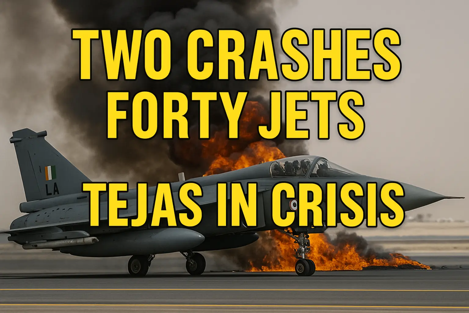Two Crashes, Forty Jets: Tejas Program Faces Its Worst Credibility Test Yet