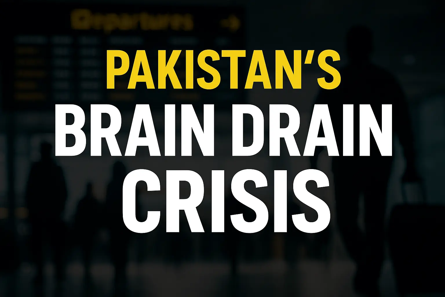 Pakistan’s Jobless Crisis and the Rising Brain Drain