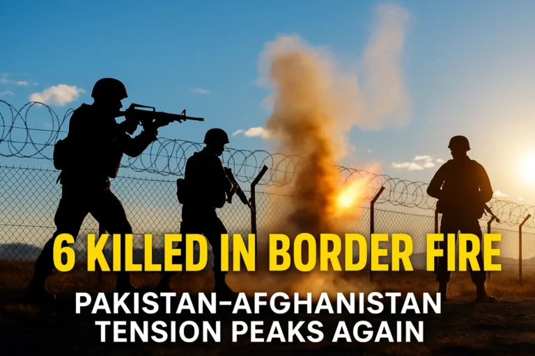6 Afghanis Killed in Recent Clash Between Pakistan and Afghanistan
