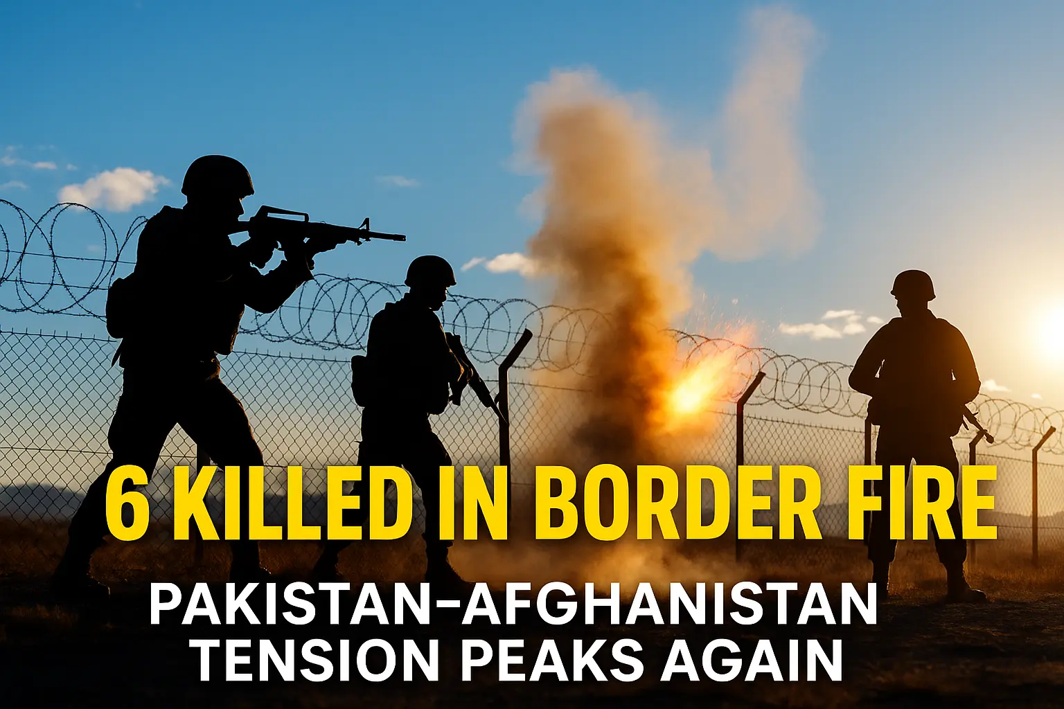 6 Afghanis Killed in Recent Clash Between Pakistan and Afghanistan