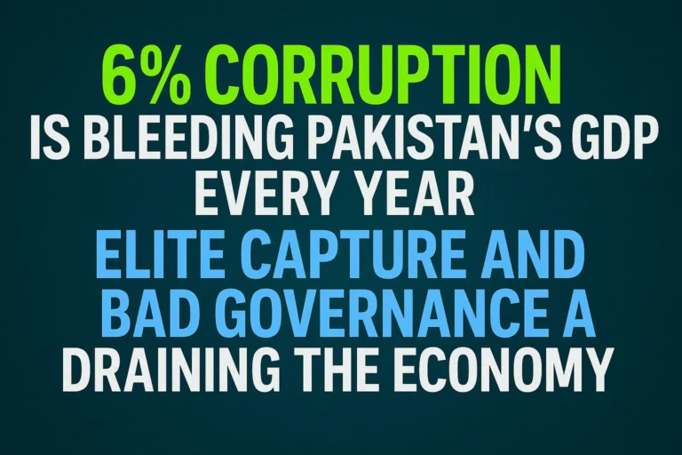 Pakistan Is Bleeding 6% of Its GDP Every Year — And the IMF Has Finally Said What No One Else Will
