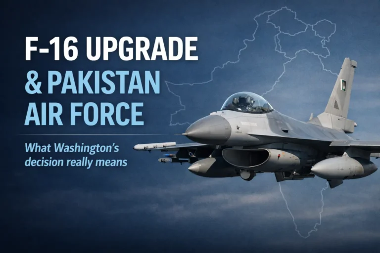 Washington’s F-16 Upgrade Decision: A Quiet but Critical Reset for Pakistan Air Force