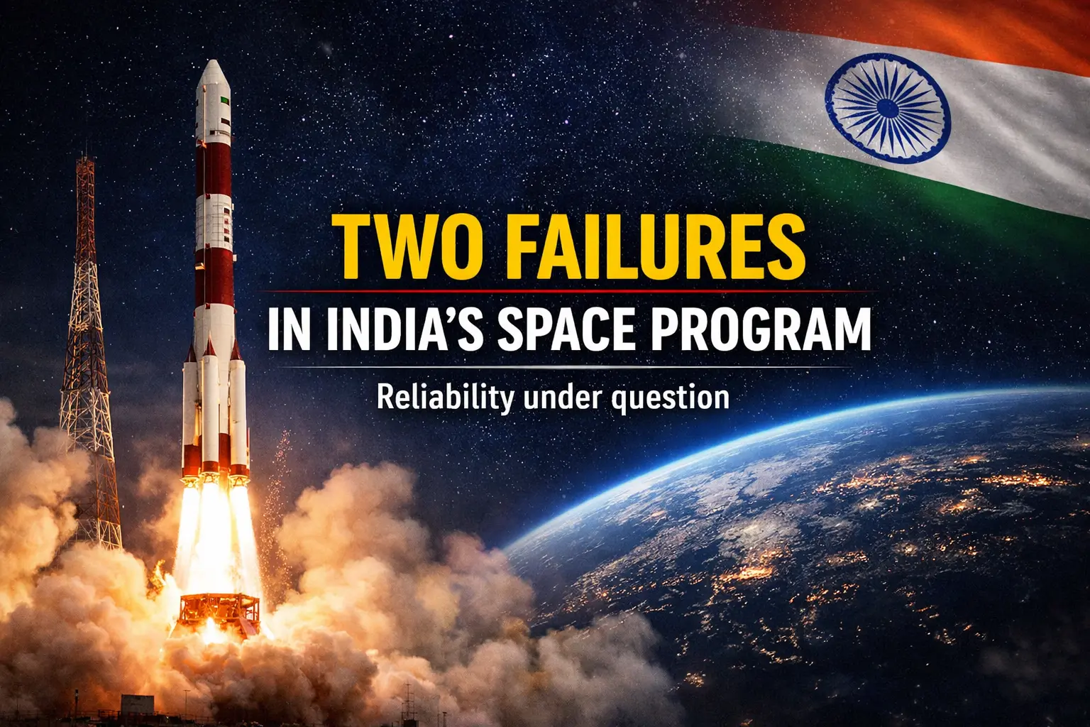 India Records Two Failures in Its Space Program, Raising Questions of Reliability