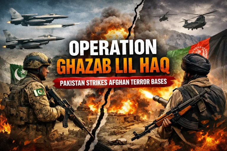 Operation Ghazab Lil Haq: Pakistan Signals a New Doctrine of Cross-Border Deterrence